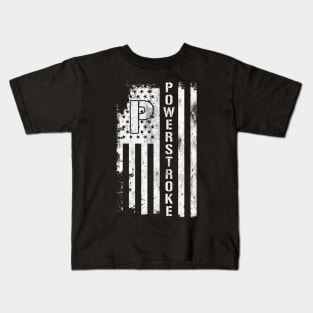 Powerstroke American Flag Kids T-Shirt